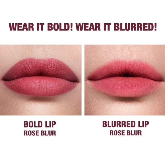 🌹Charlotte Tilbury Airbrush Flawless Matte Lip Blur Liquid Lipstick - Rose Blur - Picture 7 of 7